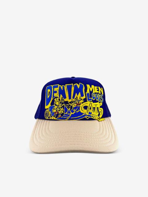 Kapital embroidered mesh-panel cap