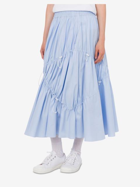 Moschino STRETCH COTTON POPLIN SKIRT