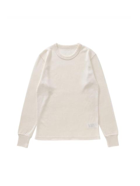 visvim THERMAL CREW L/S (SUPERFINE) WHITE