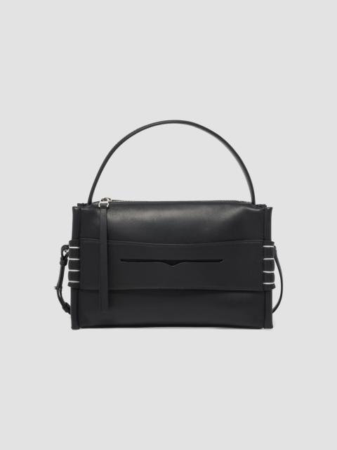 JW Anderson Women's Loafer Leather Top Handle Bag - Black