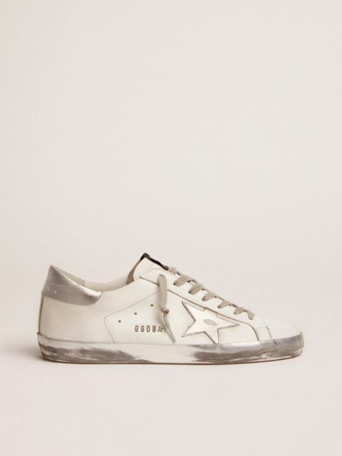 Golden Goose Men's Super-Star with glitter star and heel tab