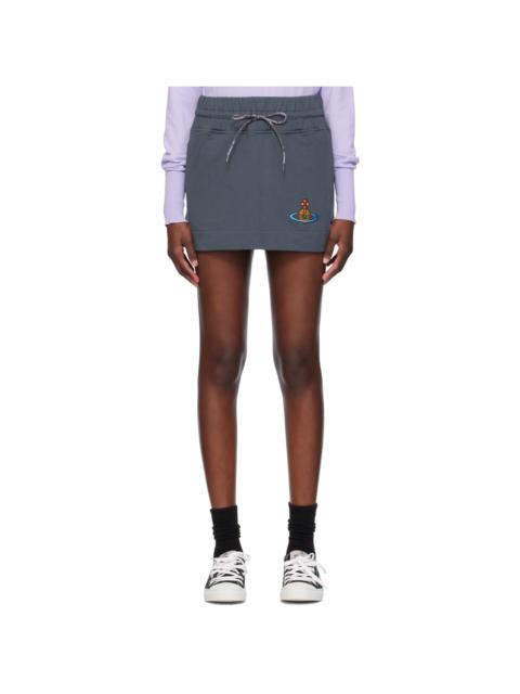 Vivienne Westwood Gray Boxer Miniskirt