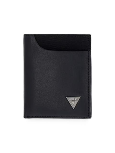 GUESS USA Berna genuine-leather logo wallet
