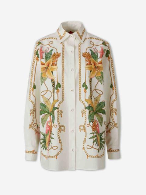 FARM RIO PRINTED COTTON SHIRT