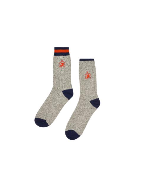PALACE PALACE BEAMS PLUS 2 PACK RUG SOCKS GREY