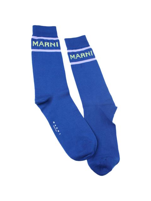 Marni BLUE LOGO SOCKS