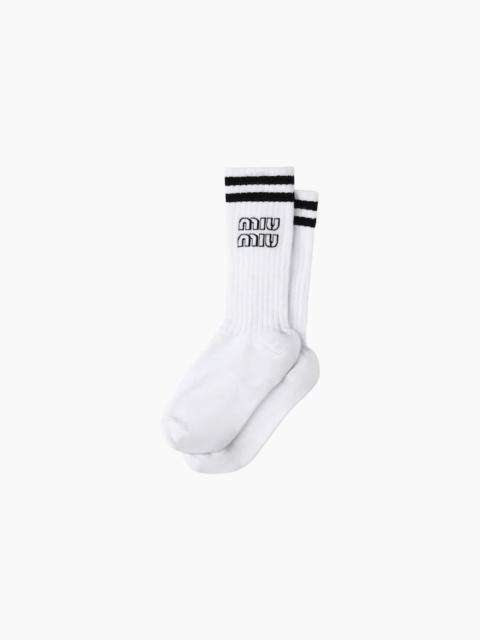 Miu Miu Cotton socks with logo
