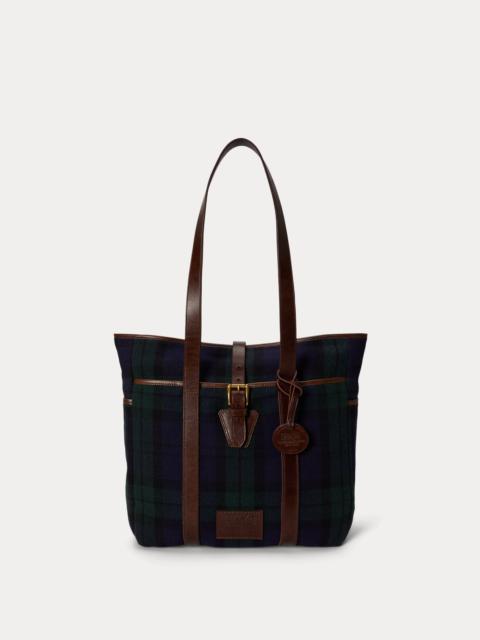 Polo Ralph Lauren Heritage Plaid Tweed Tote