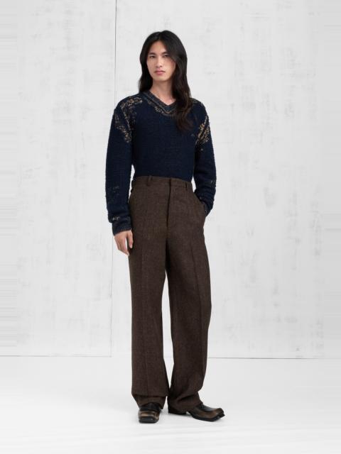 Maison Margiela Herringbone Wool Trousers