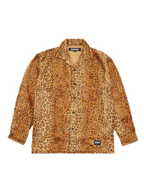 Neighborhood Leopard Fur Long-Sleeve Shirt 'Orange'