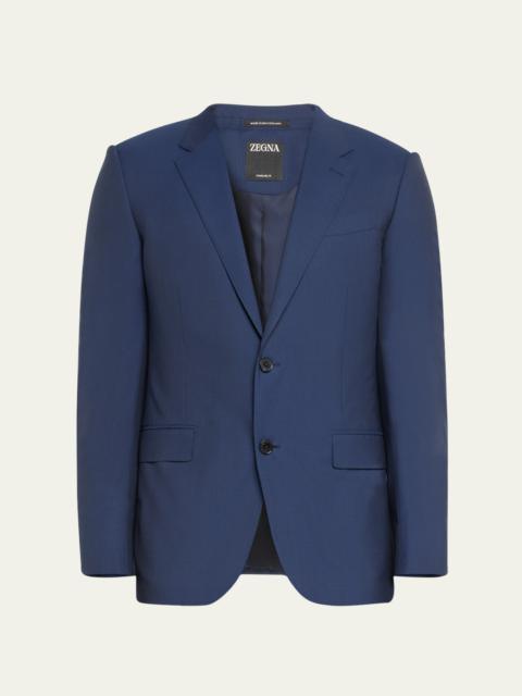ZEGNA Men's Micro-Stripe 14milmil14 Wool Suit