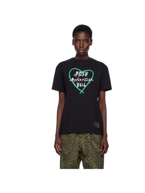 Andersson Bell Black Heart Kelly Logo T-shirt