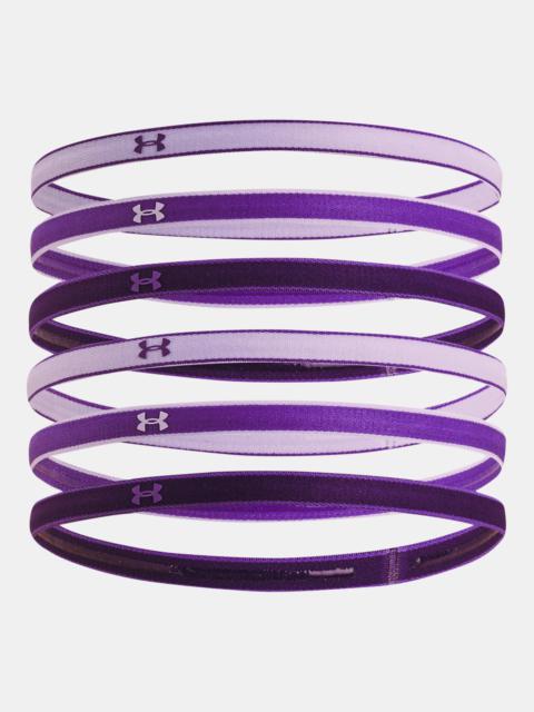 Under Armour Women's UA Mini Headbands - 6 Pack