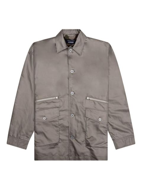 Comme des Garçons Homme multi-pocket button-cuff shirt jacket