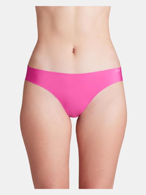 Under Armour Women's UA Pure Stretch 3-Pack No Show Thong