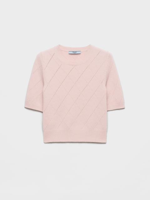 Prada Short-sleeved cashmere sweater