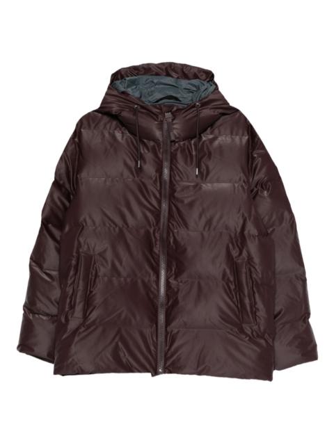RAINS Alta hooded zip-fastening jacket
