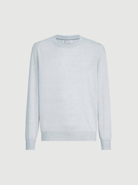 Brunello Cucinelli Lightweight cashmere, silk and linen sweater