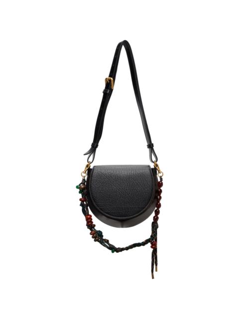 Dries Van Noten Black & Brown Small Arc Bag