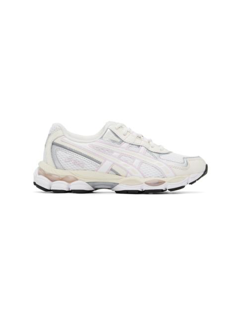 Asics White & Pink GEL-NYC 2055 Sneakers