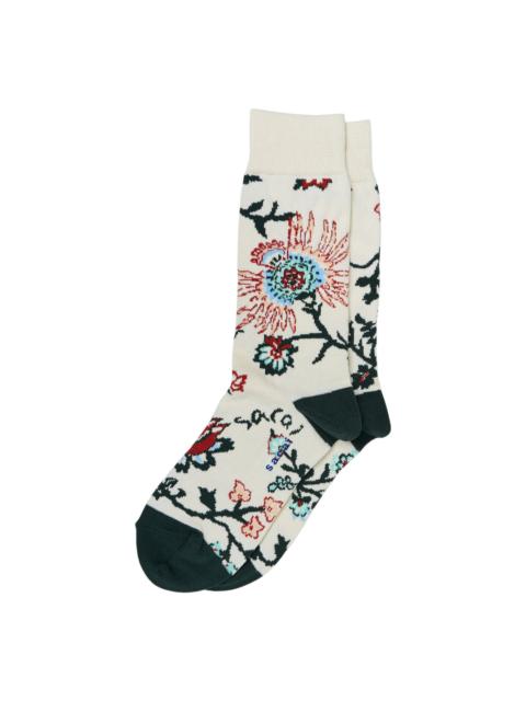 sacai Floral Knit Socks