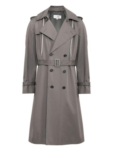 MM6 Maison Margiela hooded raincoat