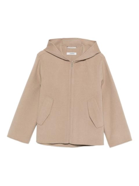 'S Max Mara hooded zip-up jacket
