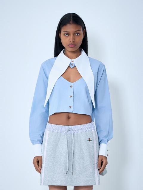 Vivienne Westwood Layered Collar Crop Shirt