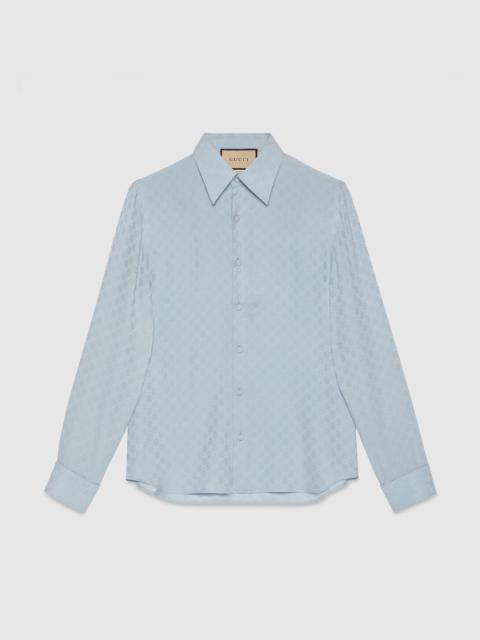 GUCCI GG silk crêpe shirt