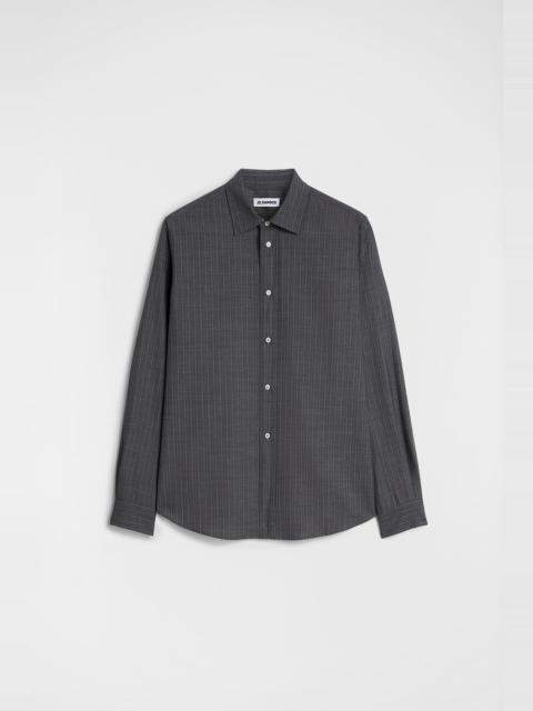 Jil Sander Wool Pinstripe Shirt