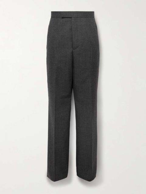 Straight-Leg Virgin Wool Trousers