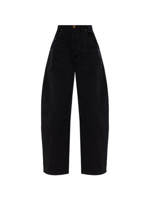 WILLY CHAVARRIA label denim trousers