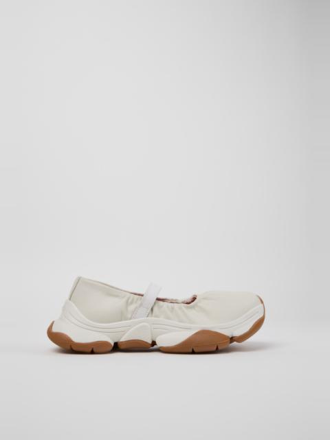 CAMPER Karst 2 White Leather Sneakers for Women.