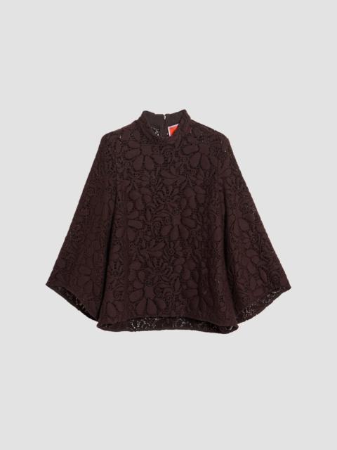 La DoubleJ Women's Lacey Make an Exit Top - Solid Chocolate