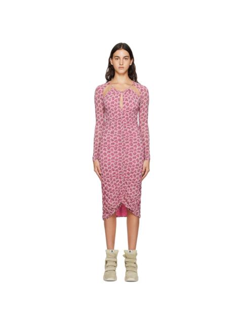 Pink Logane Midi Dress