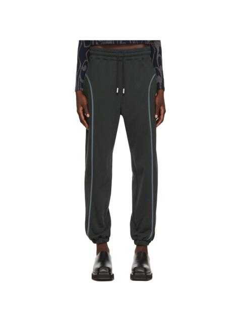 Gray Paneled Lounge Pants