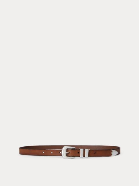 Polo Ralph Lauren Western Distressed Leather Belt