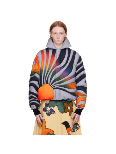 ERL Gray Sunset Down Jacket
