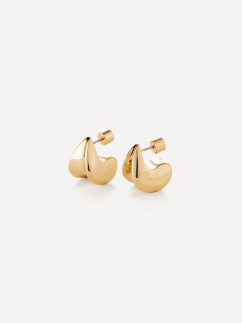 JENNY BIRD 14ct Gold-Plated Small Paige Puff Earrings