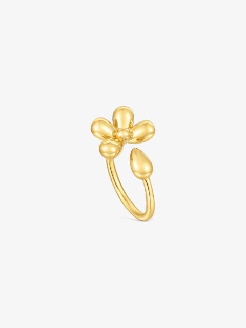 TOUS Open ring with 18K gold vermeil Daisy