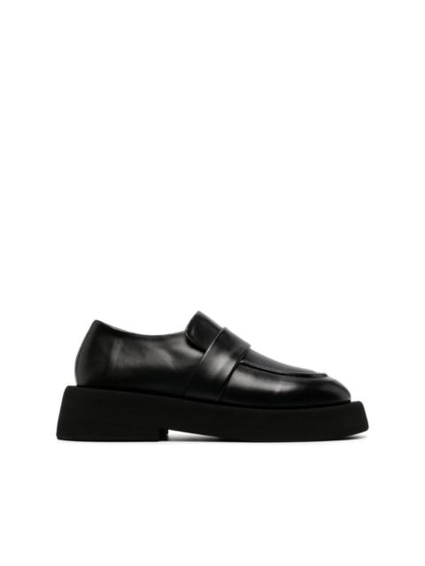 slip-on leather loafers