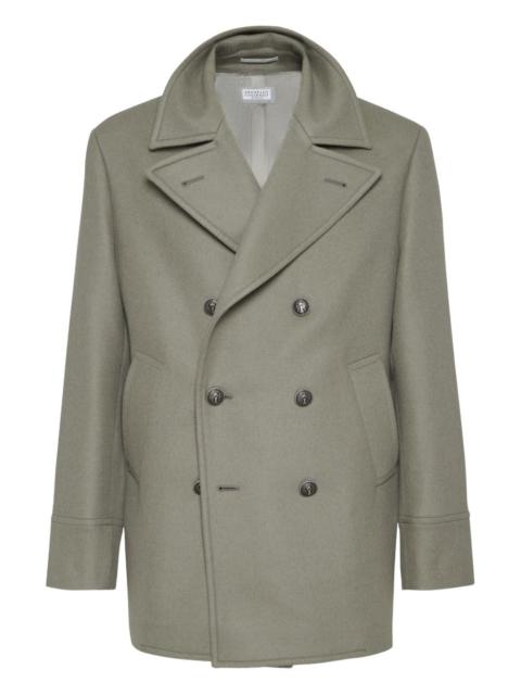 Brunello Cucinelli double-breasted wool coat