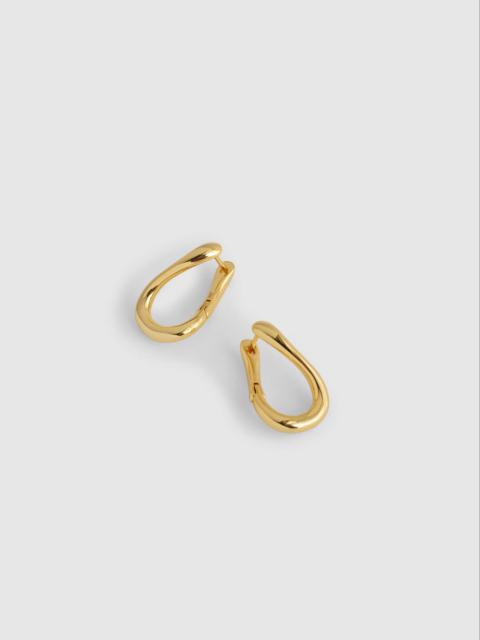 Madewell Front-Back Twisted Small Hoop Earrings