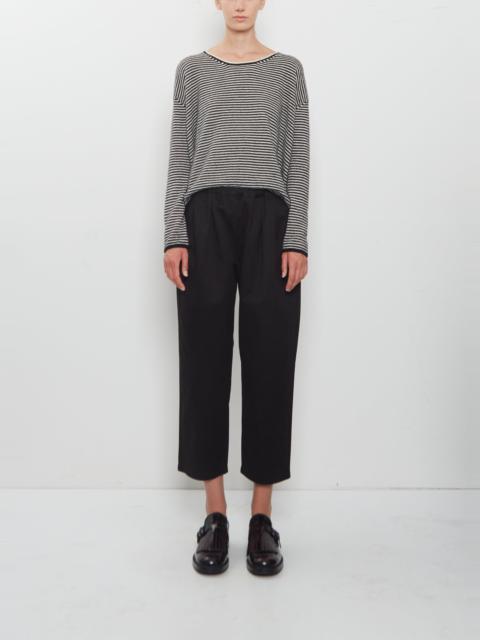 apuntob Tapered Pull-On Trousers — Black