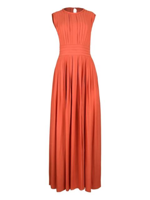 GIAMBATTISTA VALLI pleated full skirt maxi dress