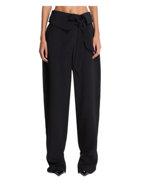 THE ATTICO Black Harem Pants