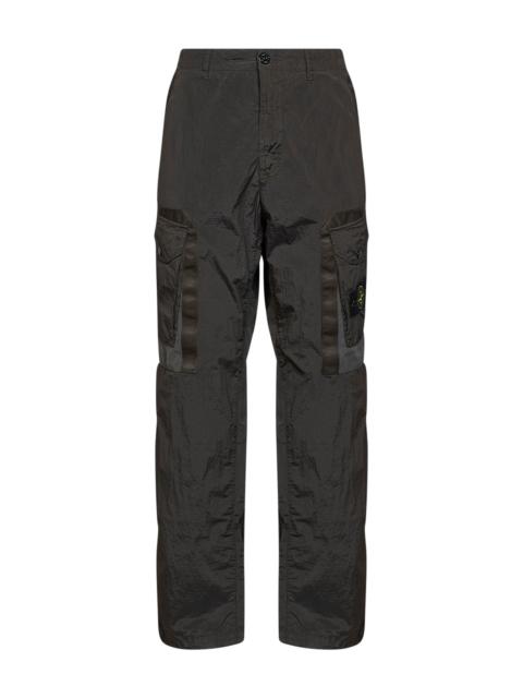 Stone Island Coal grey Metal Nylon cargo trousers