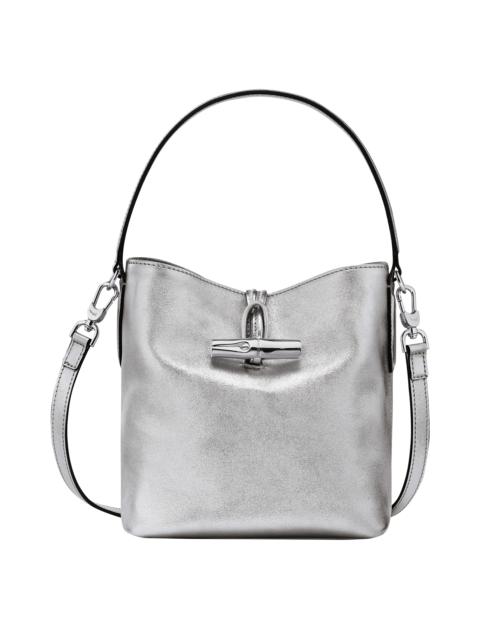 Longchamp Roseau XS Bucket bag Silver - Leather