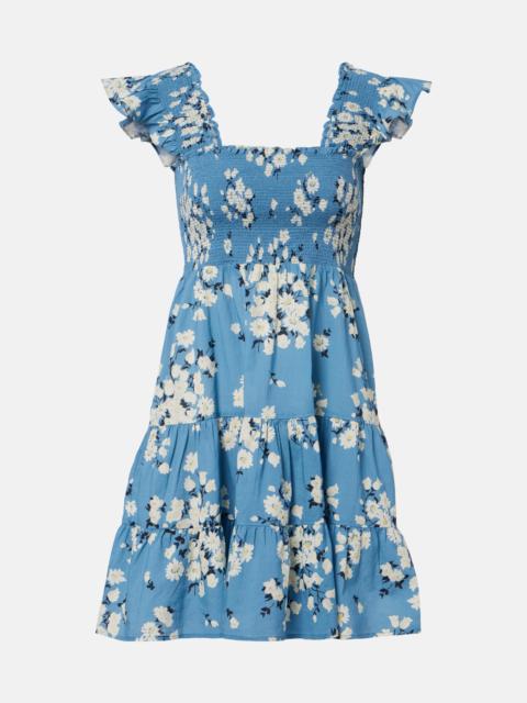 RIXO Sidney floral cotton minidress
