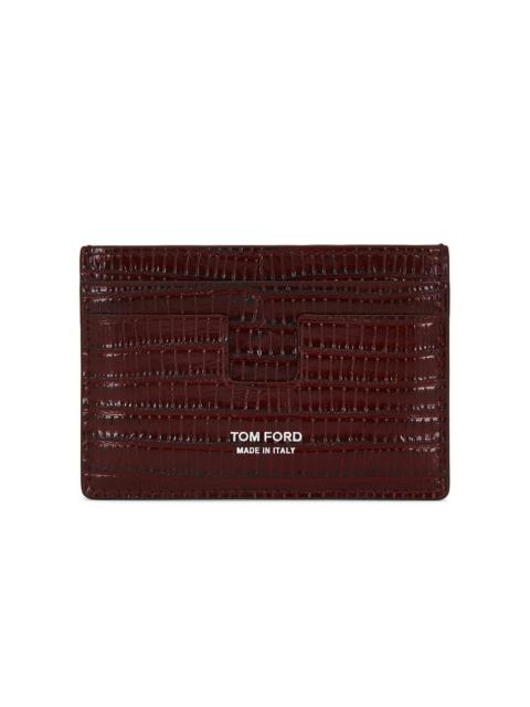 TOM FORD Printed Tejus T Line Classic Card Holder